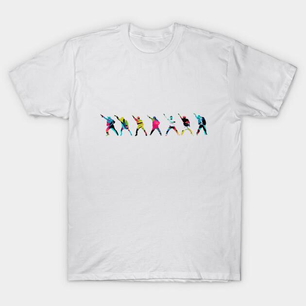 Asian Size Cotton Unisex Tshirt Print T-shirt Idol Bts T-shirt No-Cut Print Regular Fit