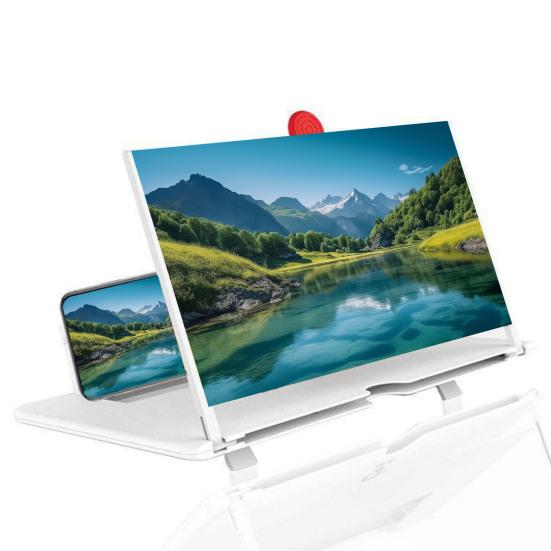 2 шт./компл. стеклянный экран мобильного телефона с увеличительным стеклом 12 дюймов 10 дюймов 3D складная дизайнерская лупа для экрана телефона