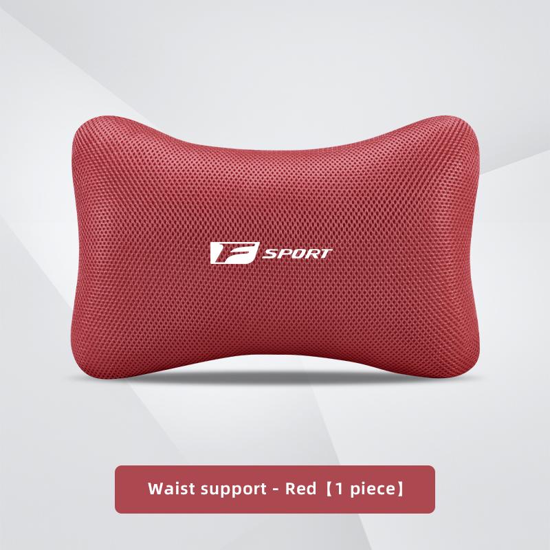 lexus Автомобильные аксессуары из ледяного шелка для подголовника и поясничной поддержки Для FSPORT LBX NX RX 350h 450h ES UX 300e GS GX IS LS LX CT LC RC GX460