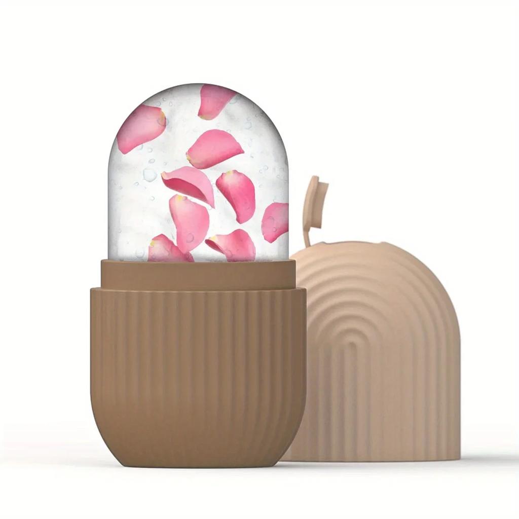 Ледяной ролик для лица и глаз Массаж лица Силиконовая форма для льда для красоты лица Снятие отечности Массажер для лица Инструменты для ухода за кожей