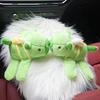 Green Capybara Clap Circle Toys Slap Snap Wrap Wristband Bracelet Capybara Plush Hand Ring Fun Pop Circle Birthday Gift
