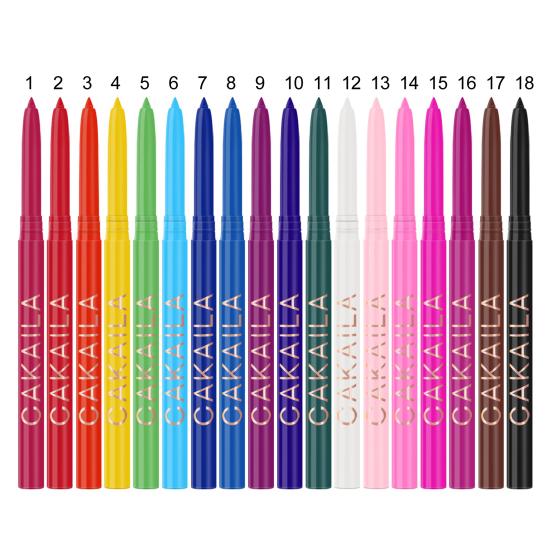 Минималистичная высокопигментированная 18-цветная подводка для макияжа для вечеринок