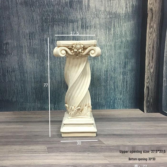 Свадебная золотая римская колонна подставка для цветов – Европейская полосатая трофейная стекловолоконная декорация