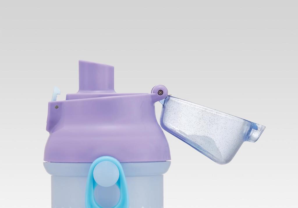 Skater Пластиковая бутылка для воды 480 мл, одно нажатие, антибактериальная, для детей, легкая, сделана в Японии, Disney Frozen 25 Girls PSB5SANAG69027, детская