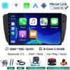 Android 14 Автомобильное радио для Seat Ibiza 6j 2009 - 2012 Мультимедийный видеоплеер QLED сенсорный экран GPS-навигация Carplay Auto Stereo