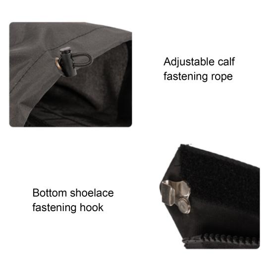 1 Pair Outdoor Leg Gaiter Adjustable Men Women Hiking Climbing Skiing Hunting Sand Guard Snow Boot Shoe Gaiter Leg Protector Cover