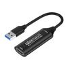 USB-карта захвата для видеозаписи, вывод 1080P60, металлический корпус, без задержек при стриминге, поддержка нескольких устройств