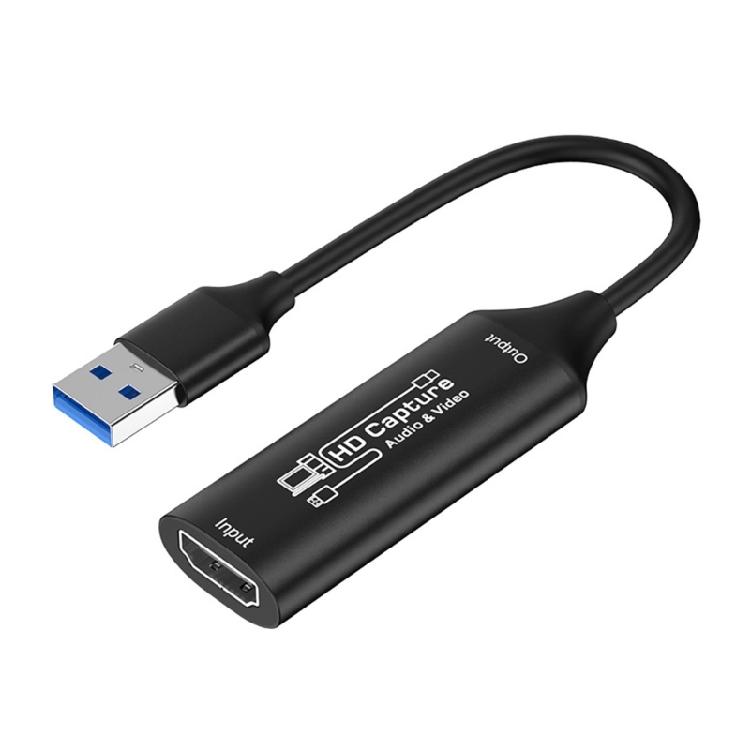 USB-карта захвата для видеозаписи, вывод 1080P60, металлический корпус, без задержек при стриминге, поддержка нескольких устройств