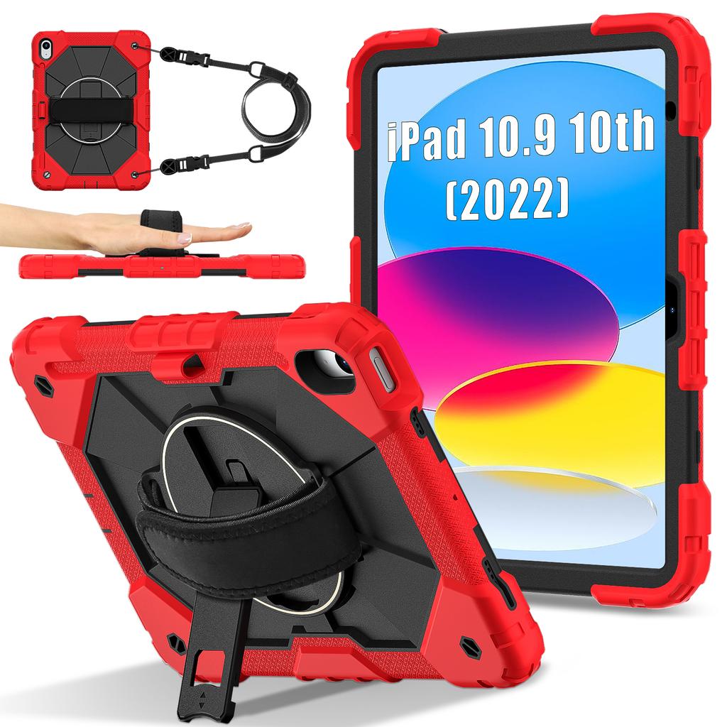 Защитный чехол-броня для iPad A16 11-го 2025 10-го 10.9 2022 Mini 7/6 Детский чехол-подставка Ударопрочный чехол для планшета для iPad Air 11 10.9 Pro 11 Air 13
