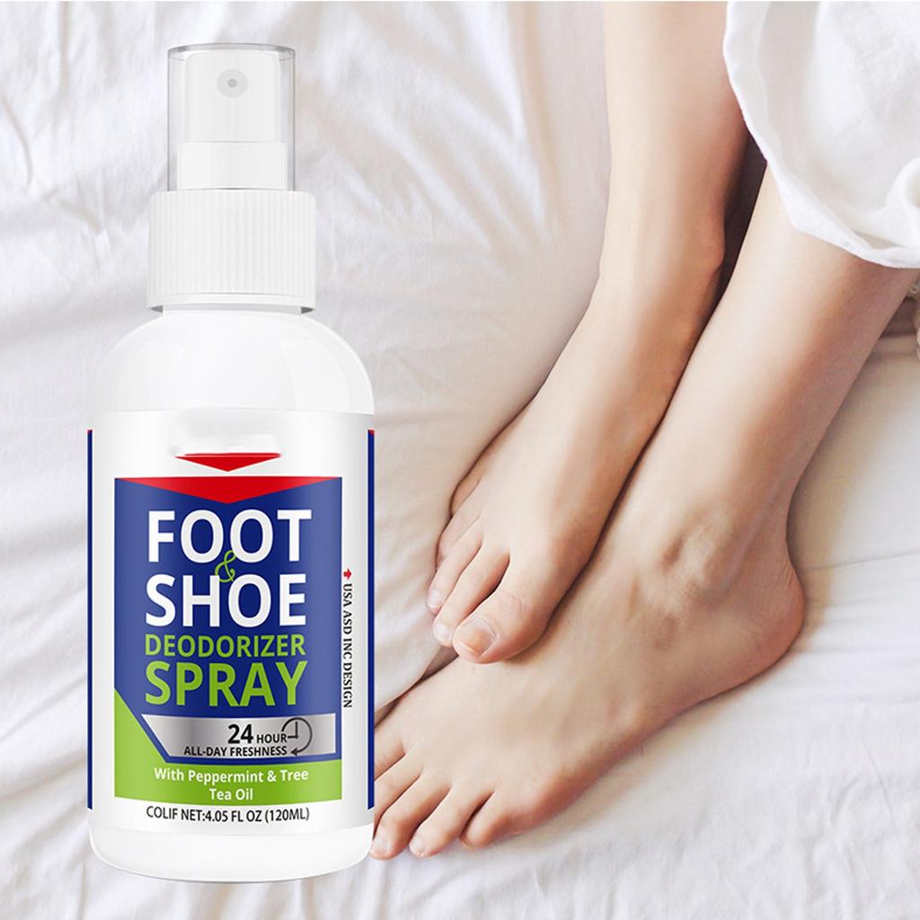 Натуральный дезодорант-спрей для обуви, спрей для ног, спрей для обуви 120 мл