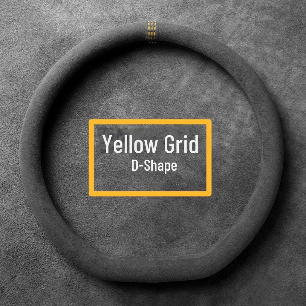 Дышащий, впитывающий пот чехол на руль в форме буквы D из замши для всех сезонов