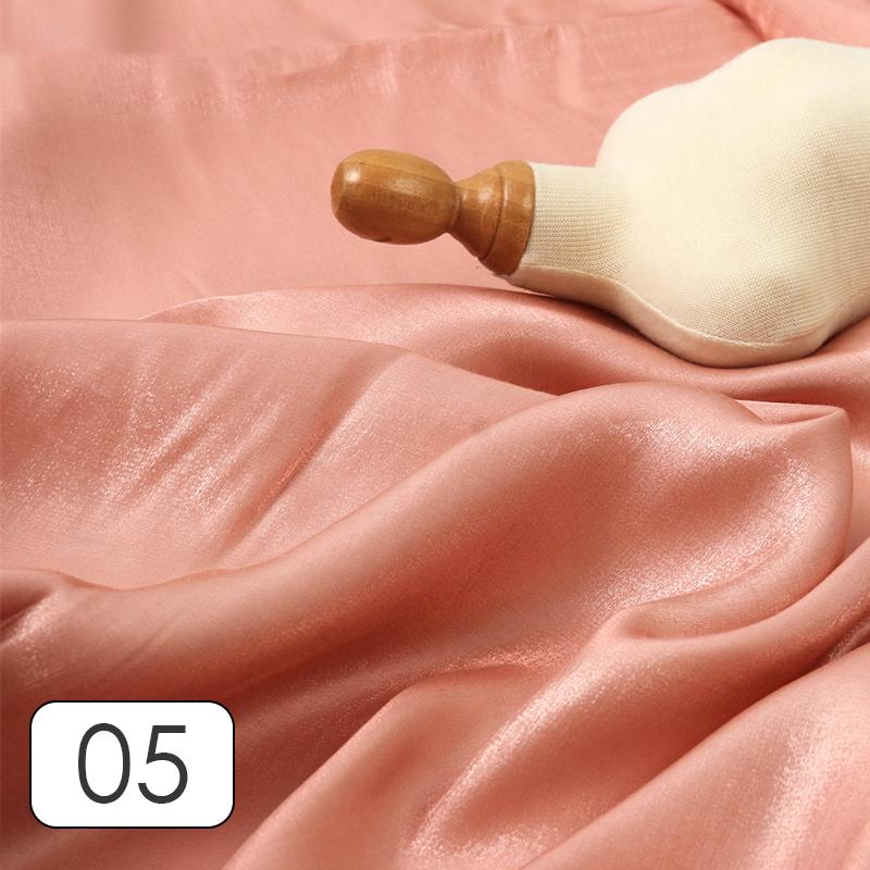 Цветная глазурь шелковый атлас градиентная ткань блестящая яркая шелковистая нежная атласная ткань для самостоятельного пошива свадебного платья рубашки материал