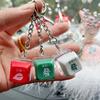 Button Cap Keycap Pendant Led Light Keycap Fidget Keychain New Finger Keyboard  Gift