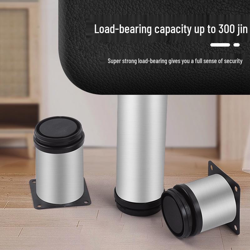 Утолщенные регулируемые ножки для шкафа из нержавеющей стали - Мебель, диван, ножки для поддержки журнального столика, дизайн с круглой трубой.