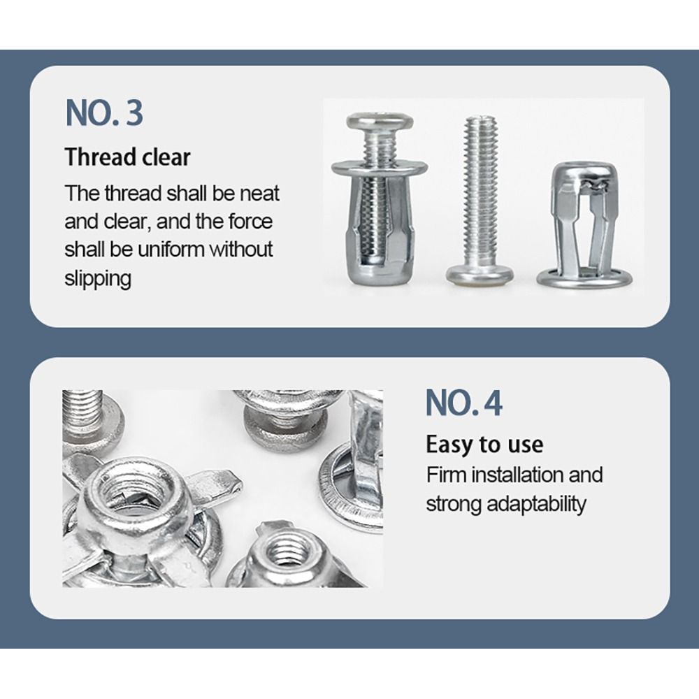 Automobile Motor Vehicle Iron Skin Petal Rivets Car License Plate Bolt Lock Nut Jack Expansion Nuts