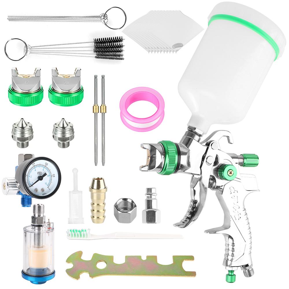 Ручка для ремонта листового металла, распылитель краски с высокой степенью распыления, пневматический распылитель, мини-автомобильный краскопульт, набор для покраски автомобилей, воздух