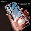 Ультратонкий прозрачный чехол для телефона KMaxAI из ТПУ с защитой объектива
