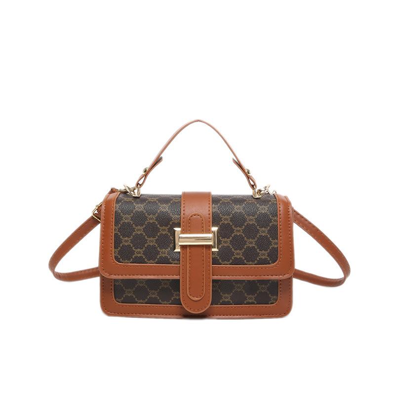 Сумка женская сумка простая и модная сумка через плечо сумка-мессенджер ретро сумка 2024 лето новая мода маленькая квадратная сумка