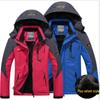 Unisex Outdoor Mountaineering Jackets with Plus Size Options and Velvet Lining