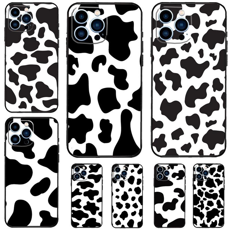White Black Cow Print Case For Honor Magic 8 6 7 Pro Honor 400 200 70 90 Lite X8b X8c X9a X9b X9c X9d Win RT Cover