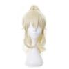 Anime Genshin Impact Jean Cosplay Wig Women Golden Ponytail Heat Resistant Synthetic Hair Halloween Anime Cosplay Wigs