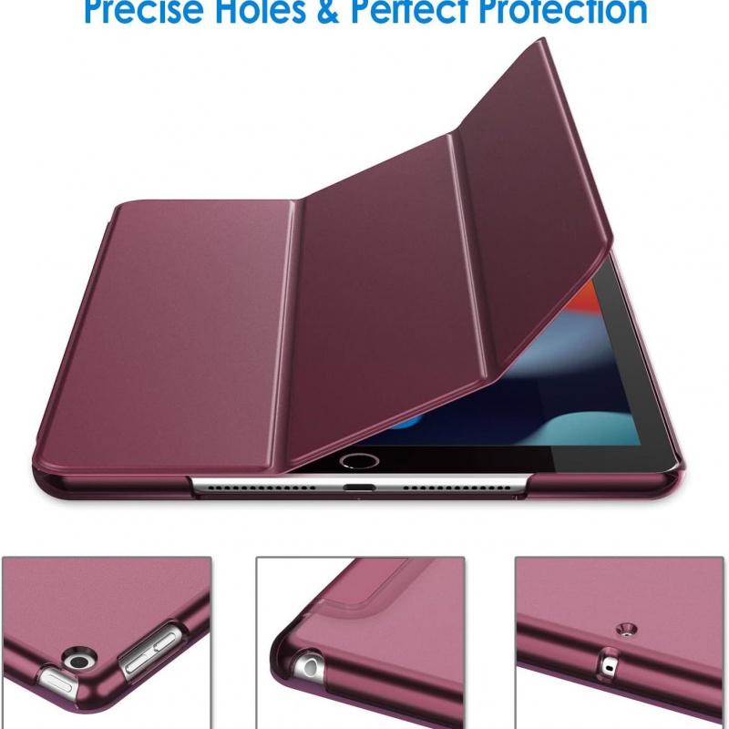 For IPad 10.2 Leather Protective Case, 9.7 Tri-Fold PC Tablet , Mini6 Leather Cover