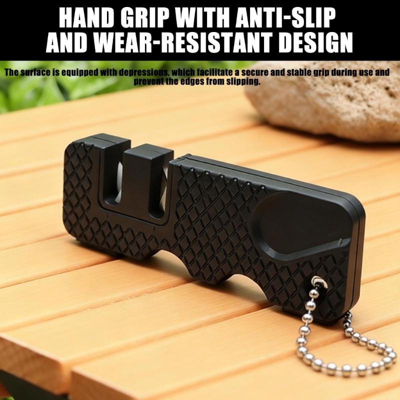 Portable Daggers Sharpener Multifunctional Outdoor Camping Daggers Sharpening Tool Hunting Kitchen Daggers Whetstone