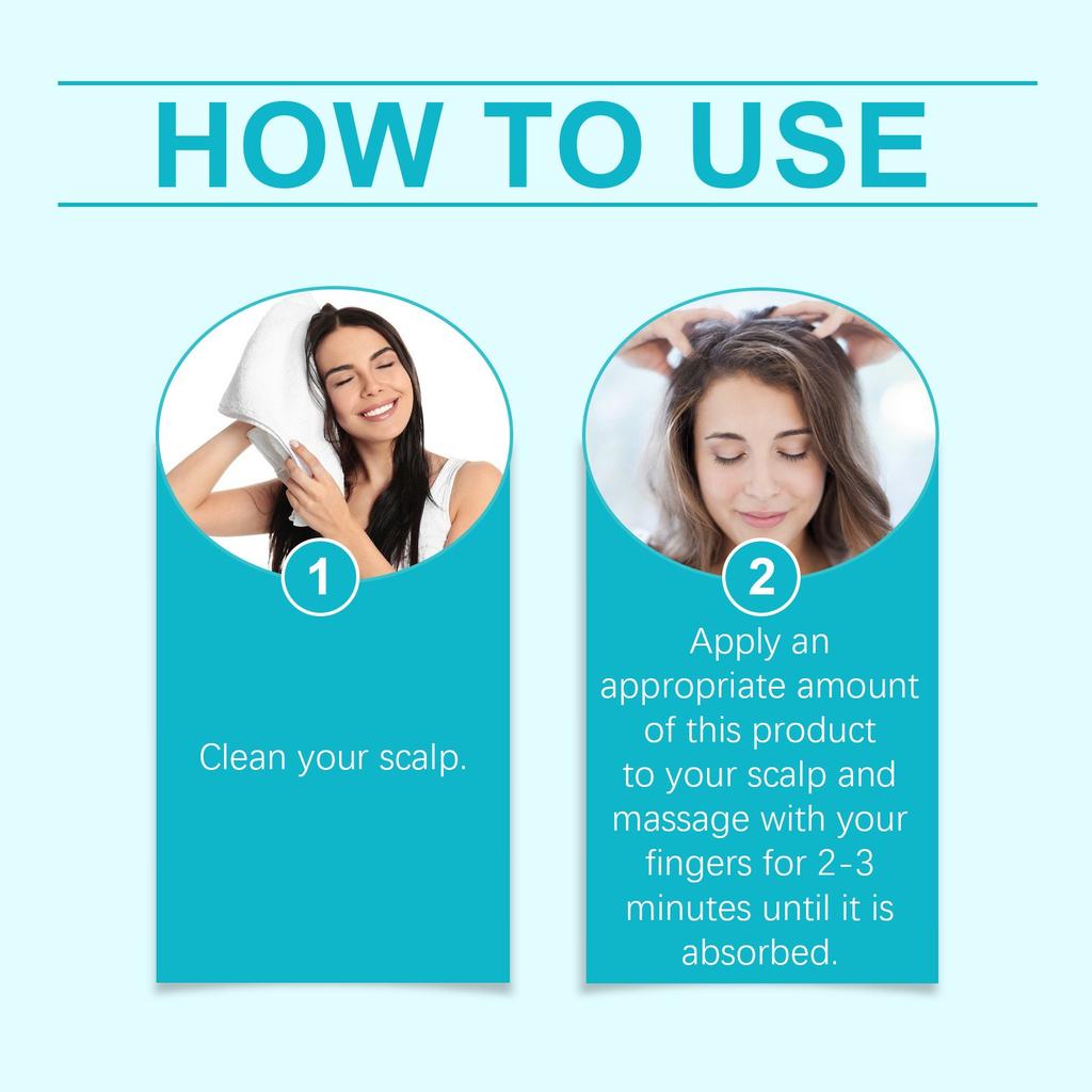 Сыворотка для роста волос, питает кожу головы, укрепляет волосы и уменьшает выпадение волос, 60 мл