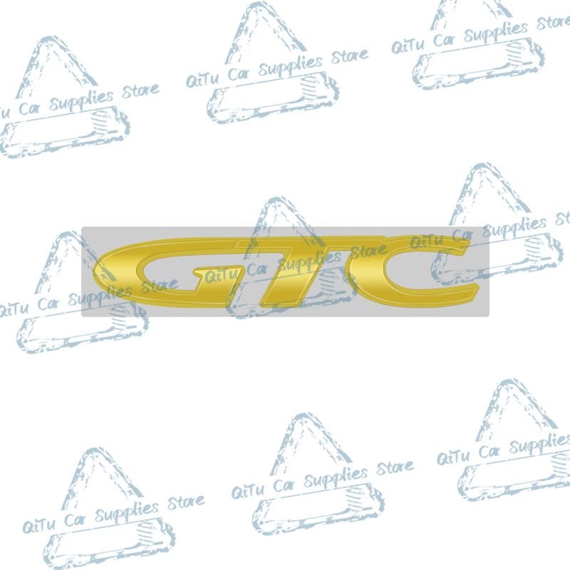 3D Metal GTC Logo Car Front Grille Emblem Rear Trunk Badge Decor Sticker For Opel Astra Insignia Corsa Vectra Zafira Mokka OPC