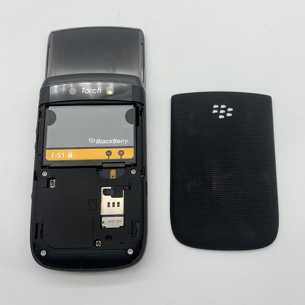 Восстановленный мобильный телефон Blackberry Torch 9800 5MP слайдер