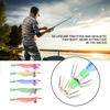 5PCs Artificial Simulation Luminous Fish Squid Jigs Hard Fishing Lures Shrimp Baits Hook