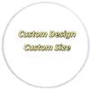 Customized Digital Printing Large Bohemian Floral Terry Microfiber Knitted Round Beach Towel for Summer Home Use