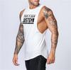 Gym Mens Tank Top Muscle Sleeveless Shirt Workout Running Sports Stringer Clothing Bodybuilding Singlets Fashion Fitness Vest