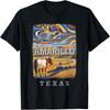 Футболка с ковбойским шармом Amarillo Texas TX SD747