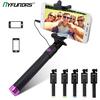Portable Extendable Handheld Self-portrait Monopod Stick Handheld Wired Selfie Stick For Smartphone Mobile Phone Accessories