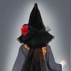 Party Decoration Gothic Queen Mesh Hat Halloween Cos Artificial Flower Dress Hats  Halloween