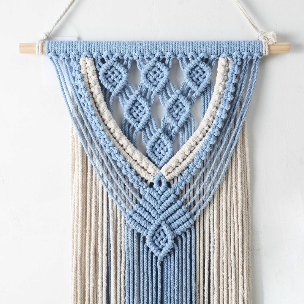 Ручная работа, плетеная макраме, настенное украшение в стиле бохо, декор для стен в стиле макраме, кисточка, богемный настенный декор для спальни, гостиной, ванной, детской комнаты