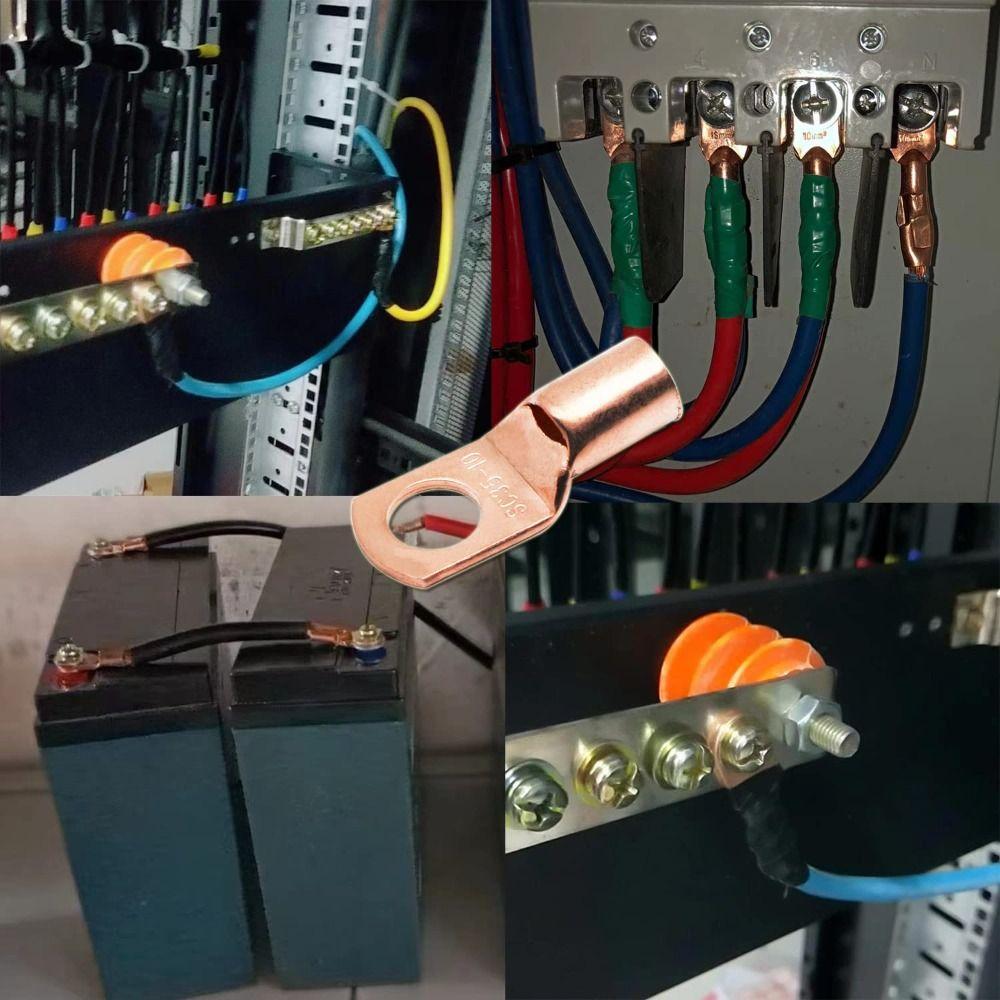 160Pcs AWG 2 4 6 8 10 12 Wire Connectors with Heat Shrink Tube Battery Terminals  Motorcycle