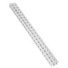 2pcs 22 Hole Aluminum Square Beam for PITSCO TETRIX PRIME Robotics Parts