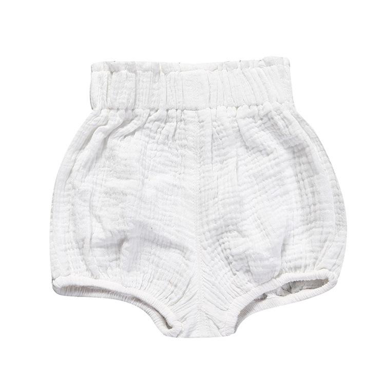 Kids Cotton Linen Korean Triangle Shorts Loose Fit for Toddlers and Children