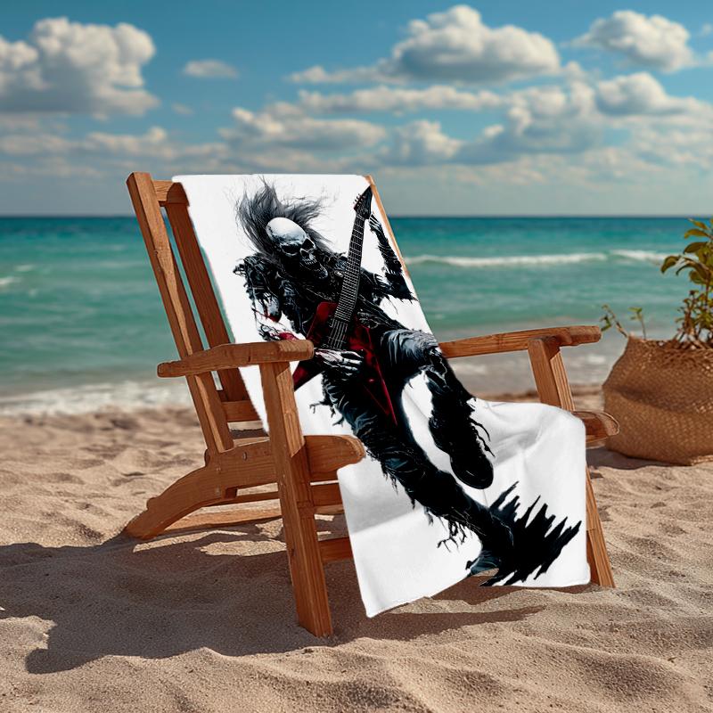 Rock Fashion Beach Towel: Ideal for Summer Adventures Soft, absorbent and quick drying suitable for swimming and bathing