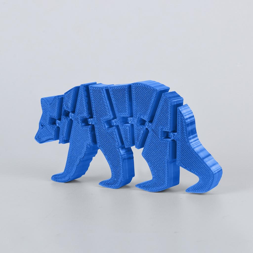 3D-печатный медведь 3D-печатный шарнирный червяк игрушка для взрослых и детей игрушка таинственный медведь