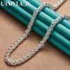 925 Sterling Silver Keel Chain Necklace Fashion Charm Jewelry MN318