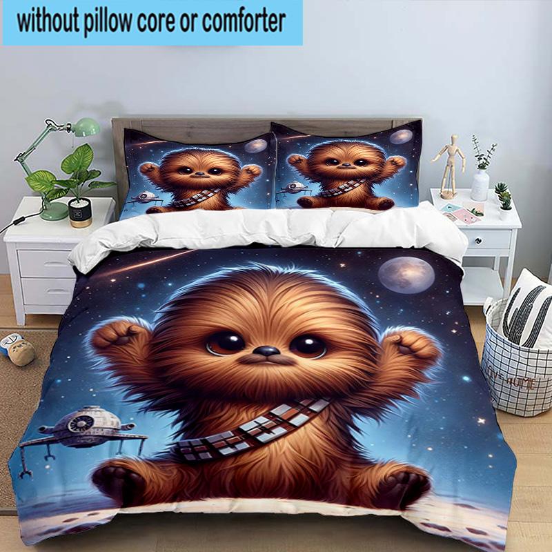 3pcs Space Wars 3pcs Bedding,Including 3pcs Duvet Cover And 2pcs Pillowcases Perfect for Christmas,Ideal for Bedroom, Dormitory