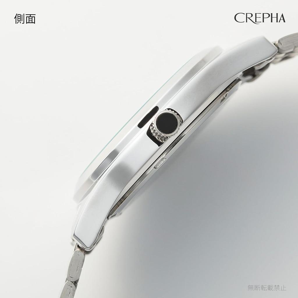 [Clefer] Аналоговые мужские часы водонепроницаемые металлический ремешок серебристый TE-AM010-WTS