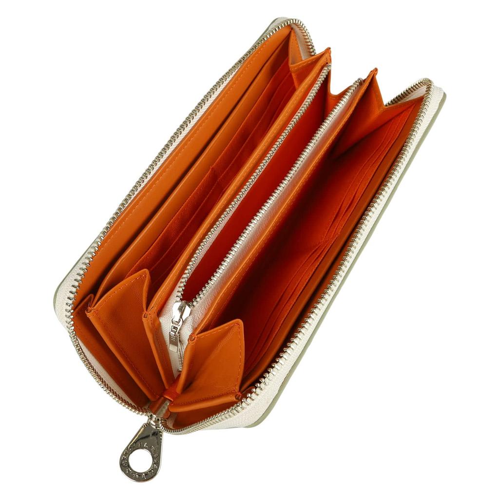 Clar Accessory Long Wallet Round Zipper Specification 66623 White [Castelbajac]