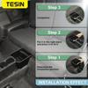 TESIN автомобильный задний центральный ящик для хранения, органайзер для Suzuki Jimny JB74, аксессуары для интерьера, укладка, уборка