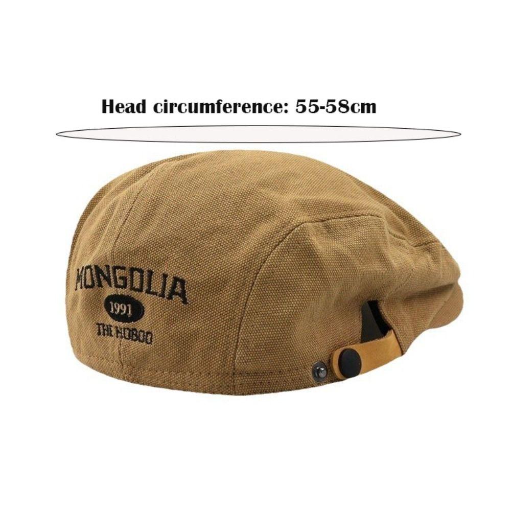 Adjustable Painter Hat Retro Beanie Hat Casual Beret  Unisex
