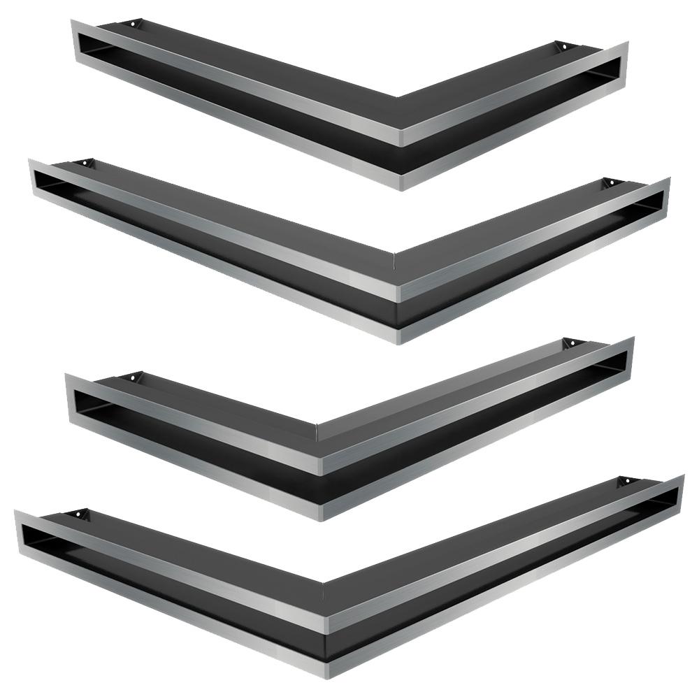 Вентиляционная крышка LUFT угловая 56x56x6 полированная