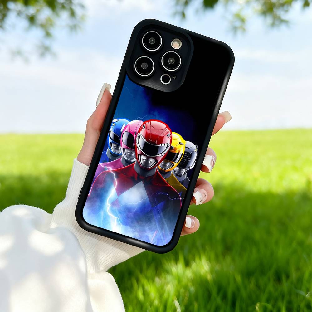 P-PowerS-COOL R-RangerS Чехол Для IPhone 17 15 14 13 12 16 11 Pro Max Mini Plus Силиконовый Мягкий Чехол
